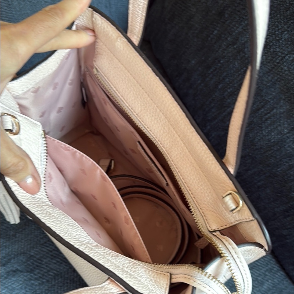 Kate Spade Tan Satchel with Tassels - Picture 3 of 8